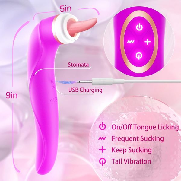 Clitoral Sucking Licking Vibrator - EbayToy.Pk