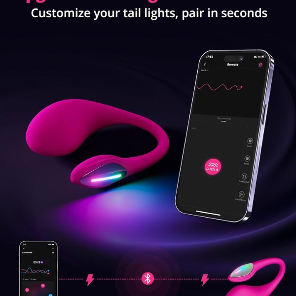 LOVENSE Lush 4 G spot Vibrator Couples Sex Toys