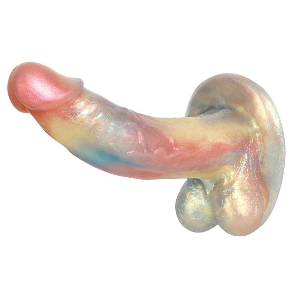 Colorful Soft Girthy Dildos