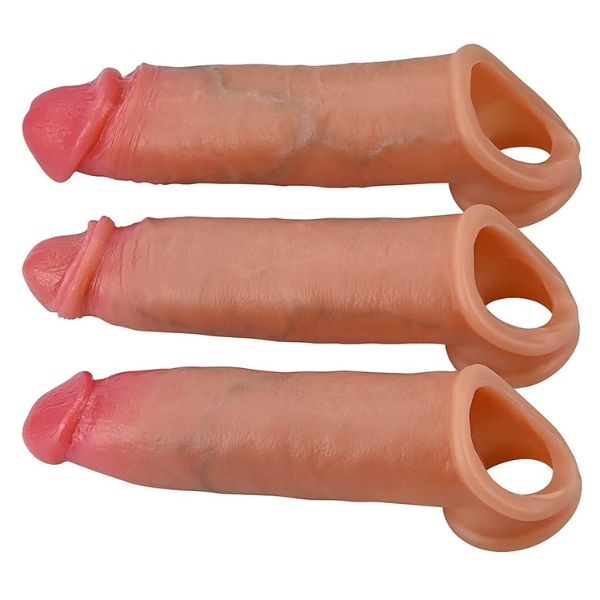 Silicone Cock Rings Set Penis Extension