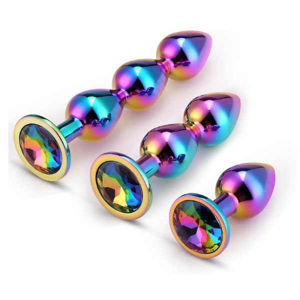 Metal Butt Plug Anal Beads