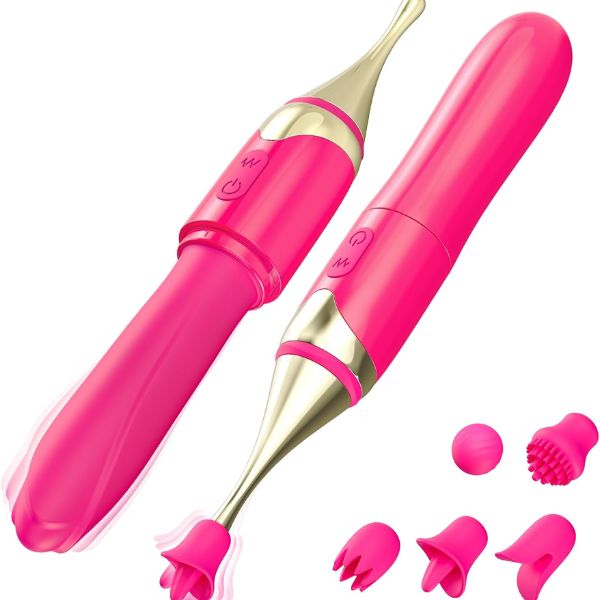 2 in 1 Vibrator Wand Female Sex Toys
