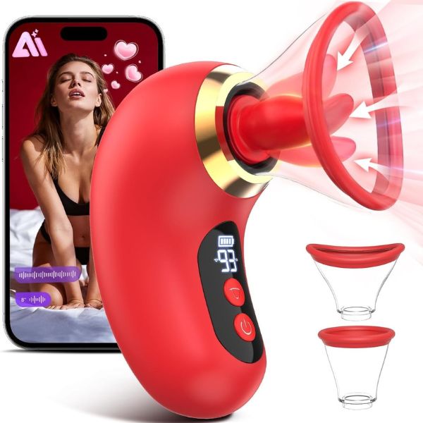 AI APP Rose Adult Toys Sucking Vibrator
