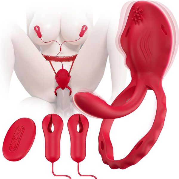 Vibrating Panties Nipple Clamps Vibrator