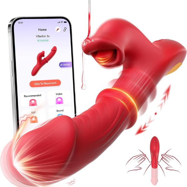 Toendi Thrusting Vibrator Sex