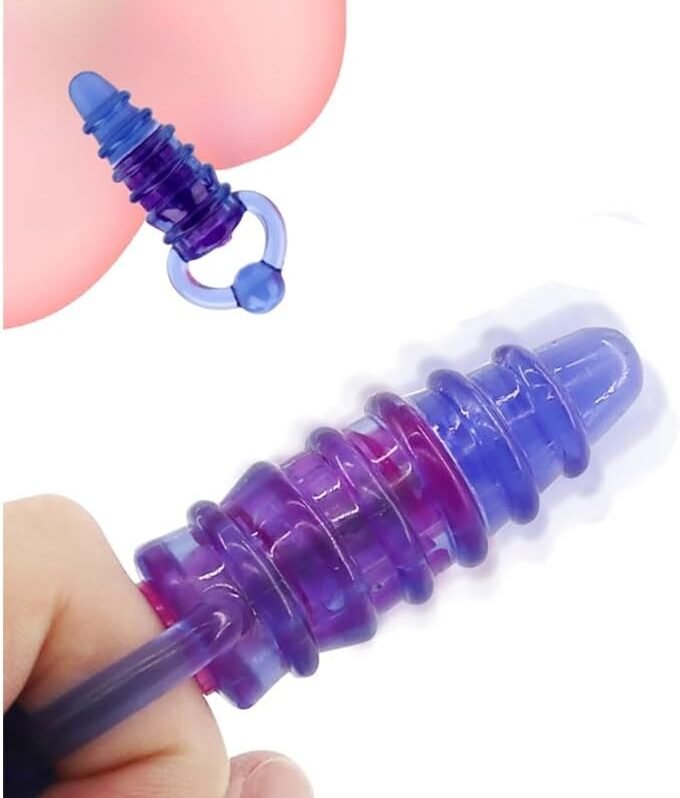 Vibrating Anal Plug with Pull Ring