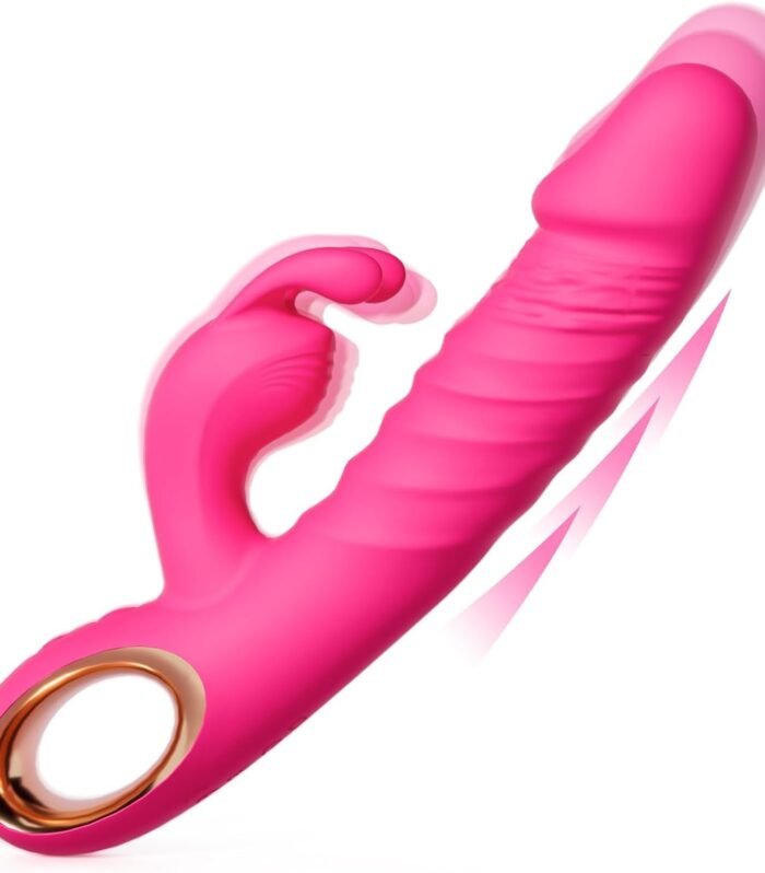 Thrusting Rabbit Vibrator Sex Toy for Women