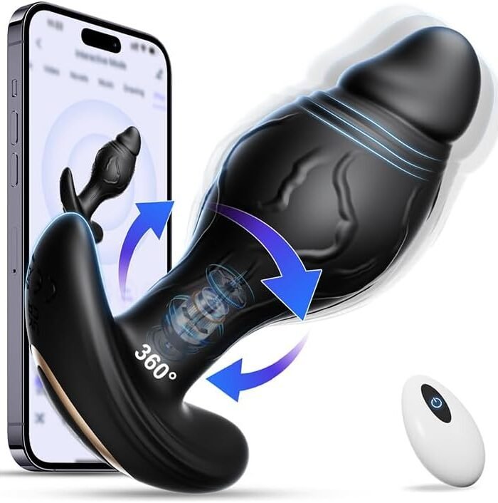Rotating Vibrating Butt Plug