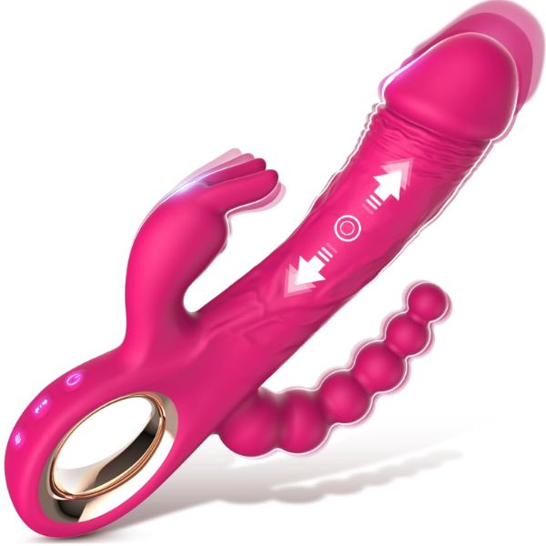 Thrusting Rabbit Vibrator for Blended