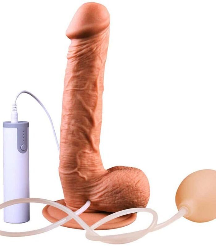 10 Inch Vibrating Ejaculating Dildo