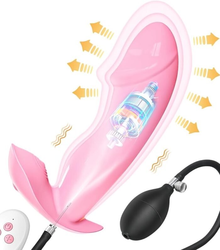 Inflatable Butt Plug Anal Vibrator