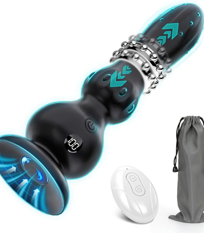 Anal Vibrator Butt Plug With Thrusting