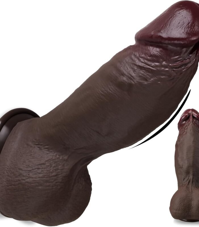 9 Inch Realistic Big Black Thick Girthy Dildos
