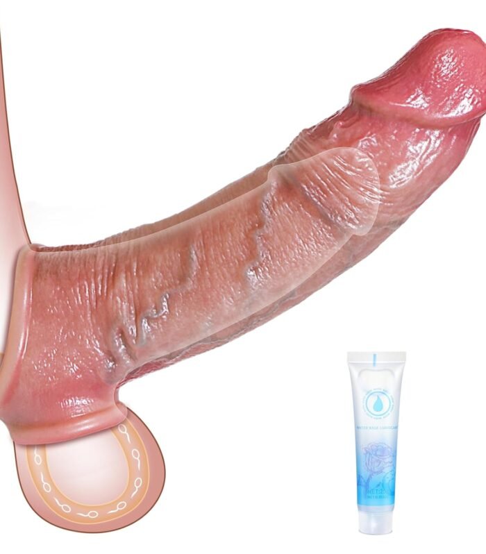 Vibrating Penis Sleeve for Couples Stretchy