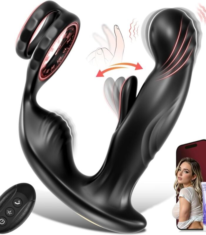 Wiggling Prostate Massager Anal Vibrator