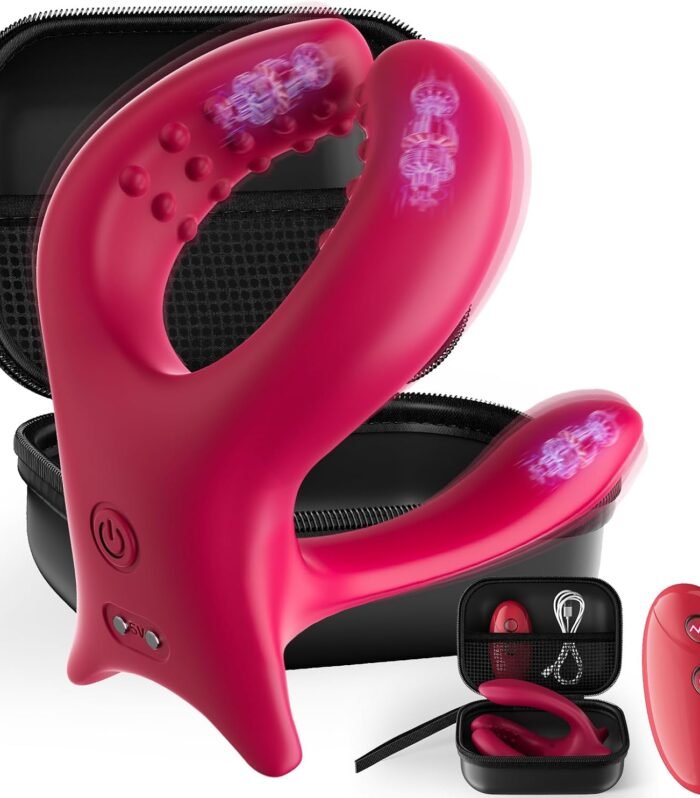 Penis Ring Vibrator with Clitoral Stimulator