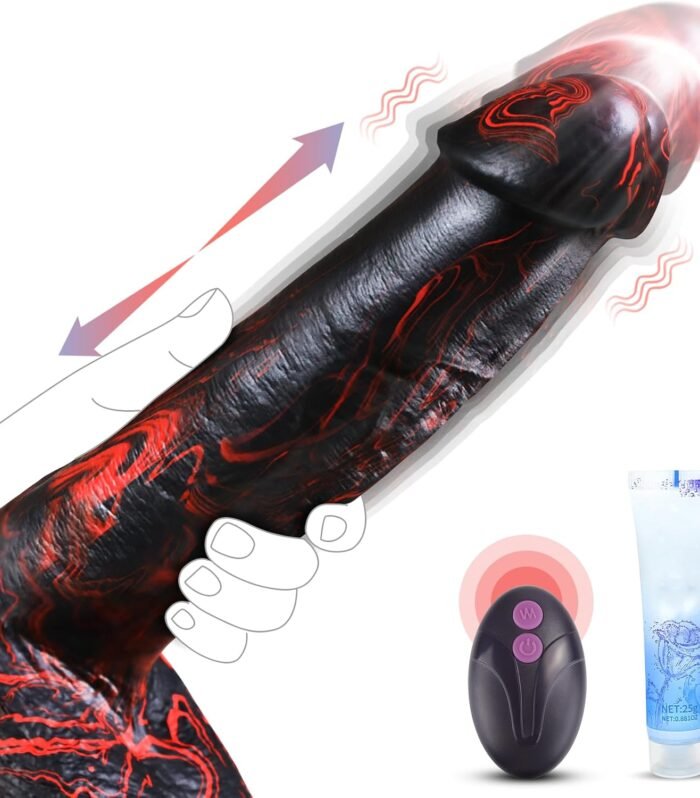 10 Thick Dildos Vibrator with Thrusting