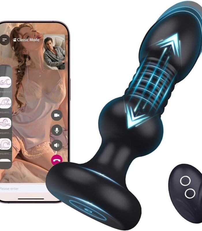 Thrusting Anal Plug Sex Toys for Men