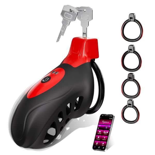 Vibrating Chastity Cage for Men
