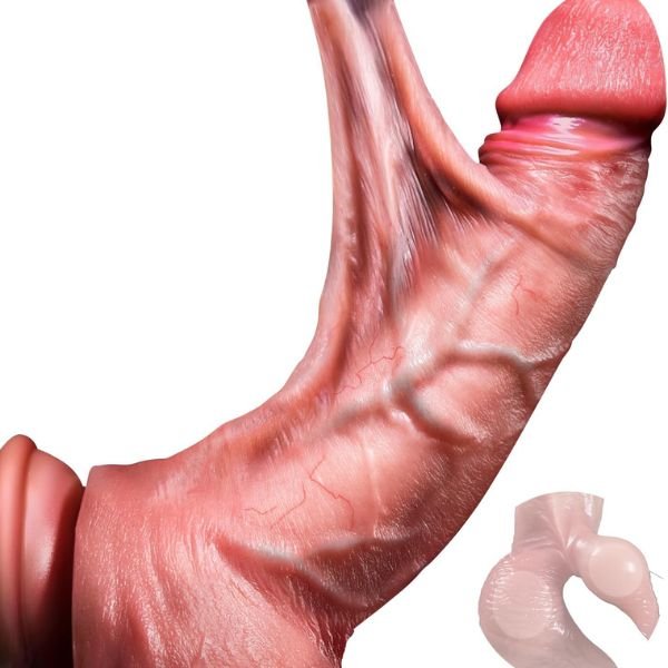 8.5 Inch Jerkable Skin Sliding Dildos