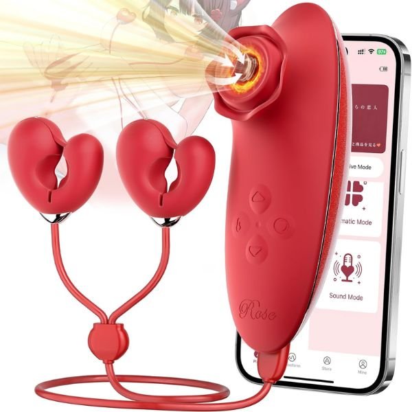 Heating Sex Toys Sucking Vibrato