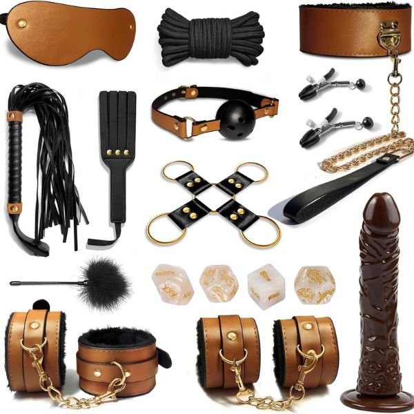 17PCS BDSM Beginners Kit Restraints
