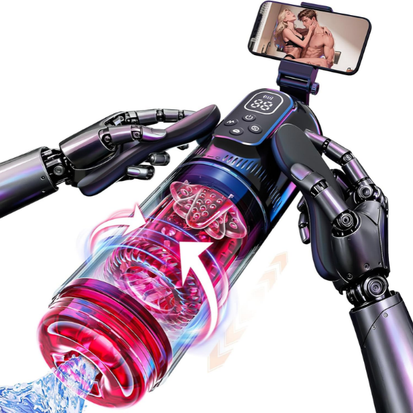 Humbuzz Male Masturbator with Phone Holder