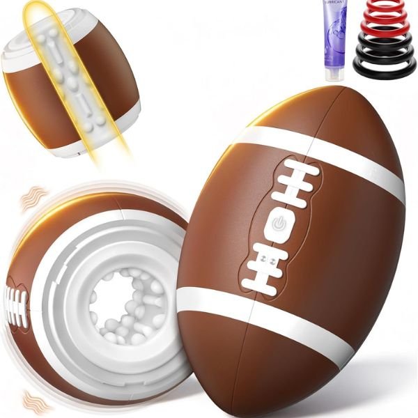 Football Shape Masturbation Stroke