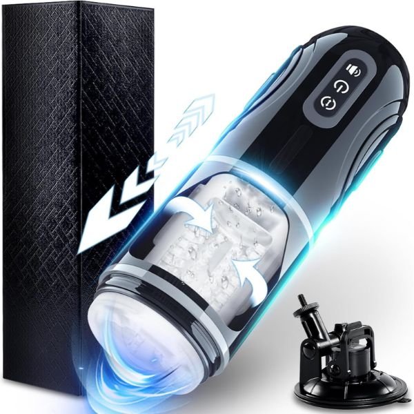 Hands Free Spinning Sucking Pocket Pussy